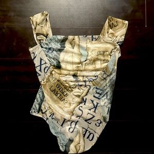 Renaissance mesh bodysuit